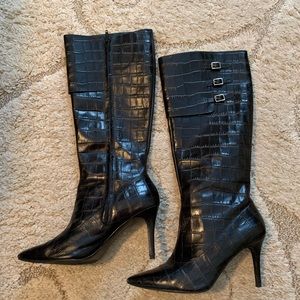 Lauren Ralph Lauren crocodile boots